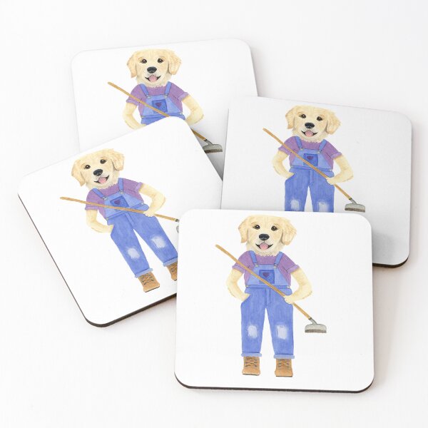 Item preview, Digger the Garden Dog designed and sold by PawsInTheGarden.