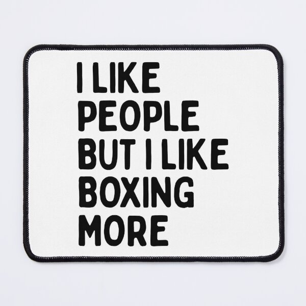 Item preview, I like people BUT I like boxing more designed and sold by TheGreenGoat.