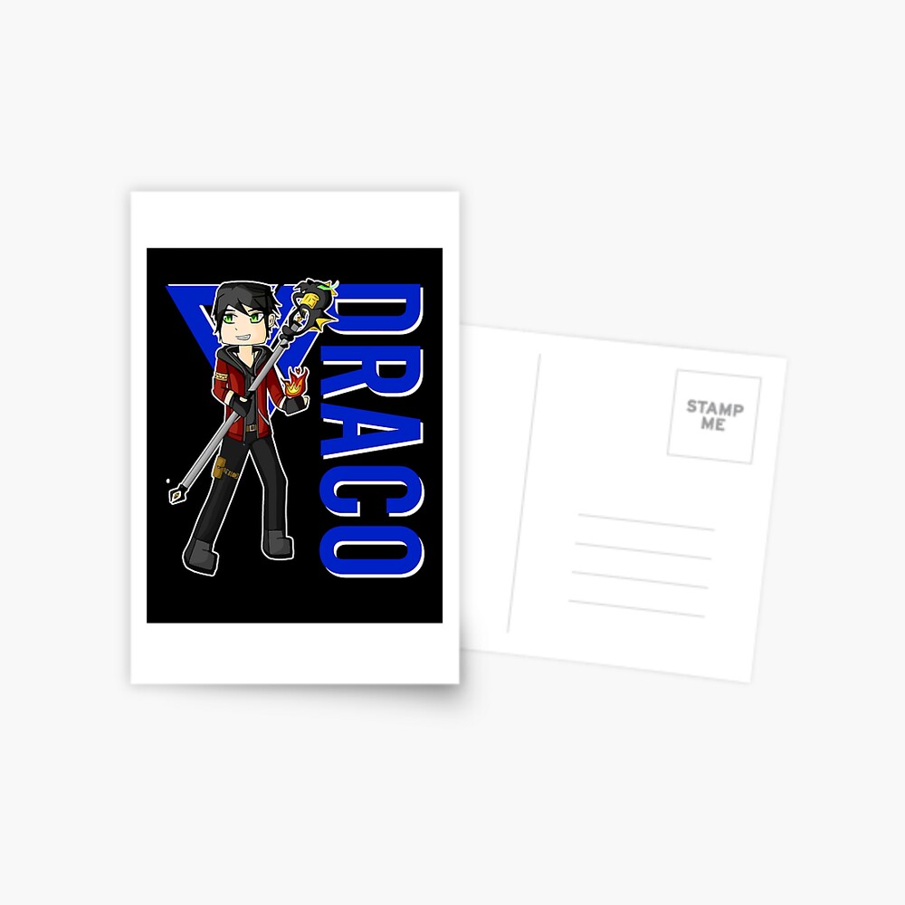 "Draco Itsfunneh Funneh Krew Dog gamer fan art 2022" Postcard for Sale