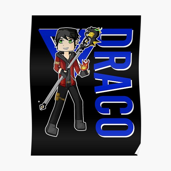 "Draco Itsfunneh Funneh Krew Dog gamer fan art 2022" Poster for Sale by