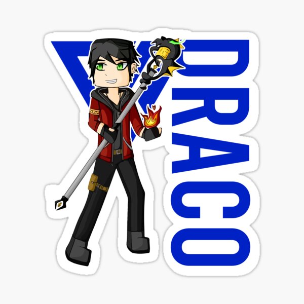 "Draco Itsfunneh Funneh Krew Hundespieler-Fankunst 2022" Sticker von