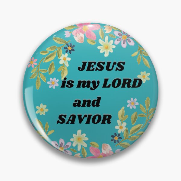 Artikelvorschau, Jesus ist mein Herr und Retter - Blumendesign entworfen und verkauft von Delightful Divine Design.