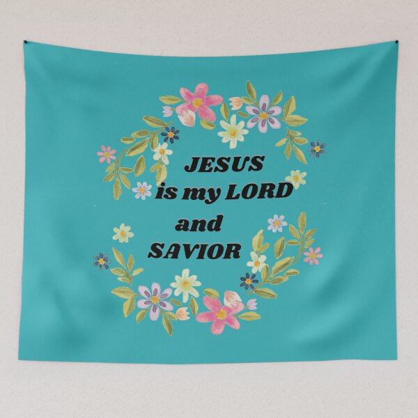 Item preview, Jesus is My LORD and Savior - Flower design designed and sold by Delightful Divine Design.