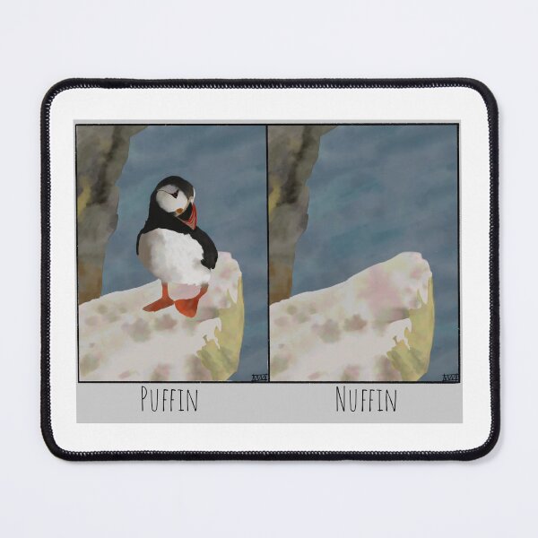 Item preview, Puffin. Nuffin.  designed and sold by Wendy Mallas Illustration.