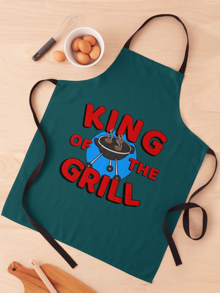 Personalized Apron King Of The BBQ Grilling Apron For Men Smoker