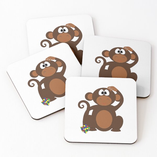 Item preview, MONKEY STUMPED BY RUBIKS CUBE designed and sold by DomGDesign.