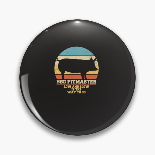 Item preview, BBQ Pitmaster Low And Slow Is The Way To Go Retro Distressed designed and sold by ghaorstcyr.