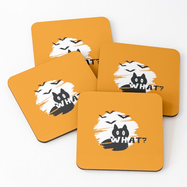 Item preview, Cat What ? Funny Black Cat Halloween designed and sold by Toonify4U.