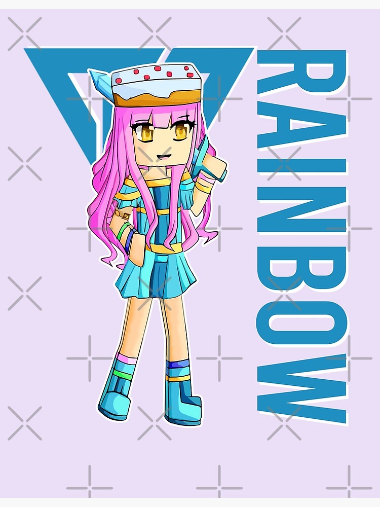 Rainbow Gamer Itsfunneh Funneh Krew Gamer Fan Art 2022 Poster For   Flat,750x,075,f Pad,750x1000,f8f8f8 