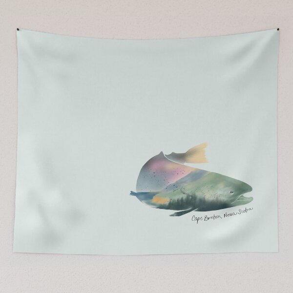 Item preview, CAPE BRETON SALMON designed and sold by saltyteesandco.