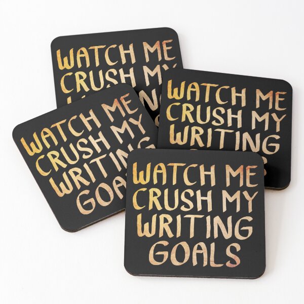 Item preview, Watch me Crush my Writing Goals designed and sold by ACC .