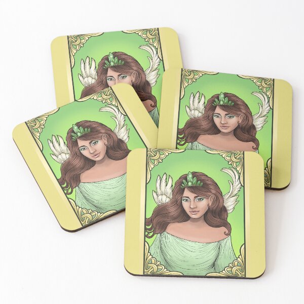 Item preview, fantasy Green Emerald angel  designed and sold by Mariko Konno.