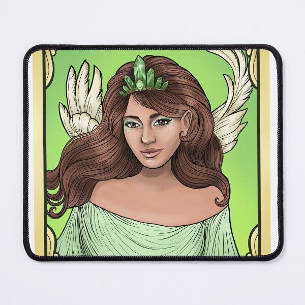 Item preview, fantasy Green Emerald angel  designed and sold by Mariko Konno.