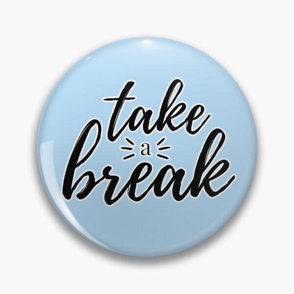 Item preview, Take a Break- Minimalist Lettering designed and sold by Trisha Banlasan.