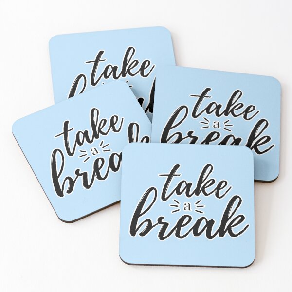 Item preview, Take a Break- Minimalist Lettering designed and sold by Trisha Banlasan.
