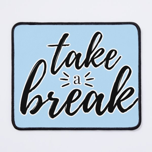 Item preview, Take a Break- Minimalist Lettering designed and sold by Trisha Banlasan.