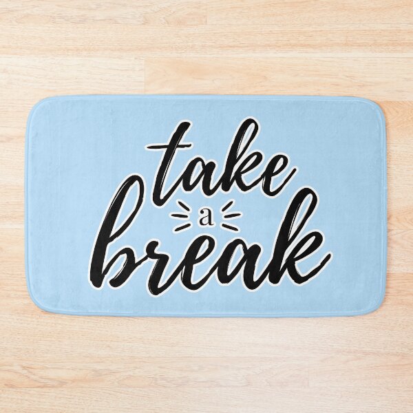 Item preview, Take a Break- Minimalist Lettering designed and sold by Trisha Banlasan.