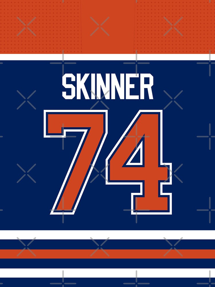 Edmonton Oilers Stuart Skinner Home Jersey Back Phone Case