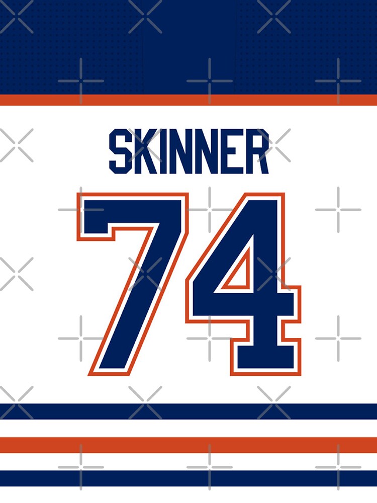 Edmonton Oilers Stuart Skinner Away Jersey Back Phone Case iPhone Case