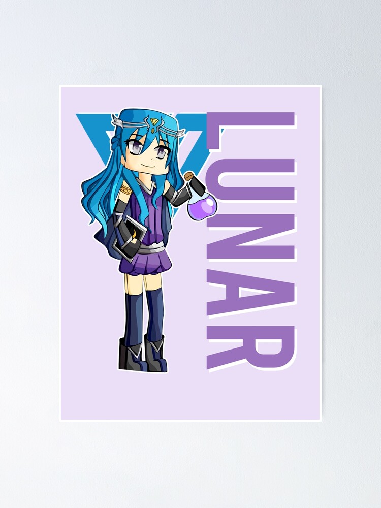 "Lunar Itsfunneh Funneh Krew gamer fan art 2022" Poster for Sale by
