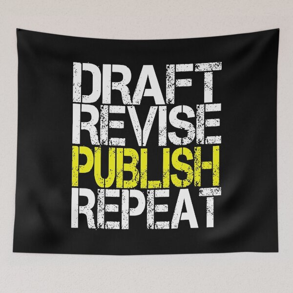 Item preview, Draft Revise Publish Repeat, Grunge  designed and sold by ACC .