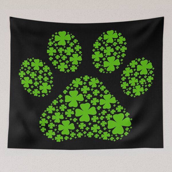 Item preview, Shamrock Lucky Pawprint designed and sold by Deborah Camp.