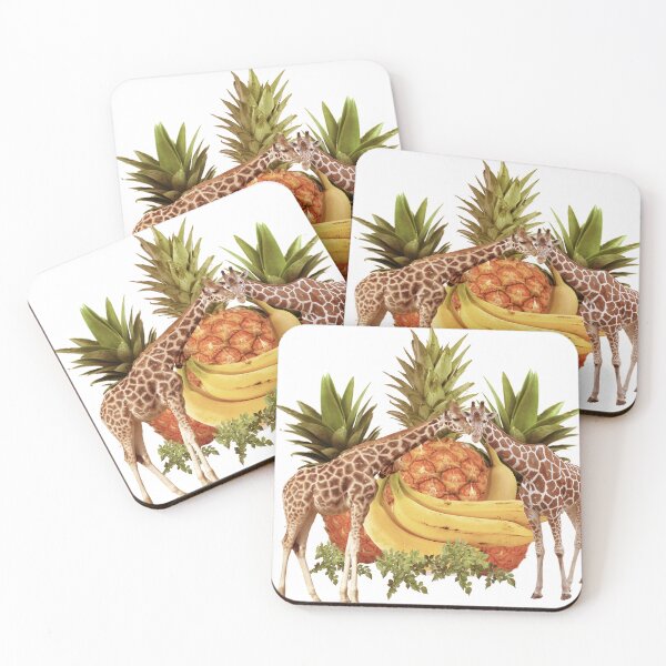 Item preview, Giraffe Pinaple Fruit Illustration designed and sold by Maria Garcia´s.