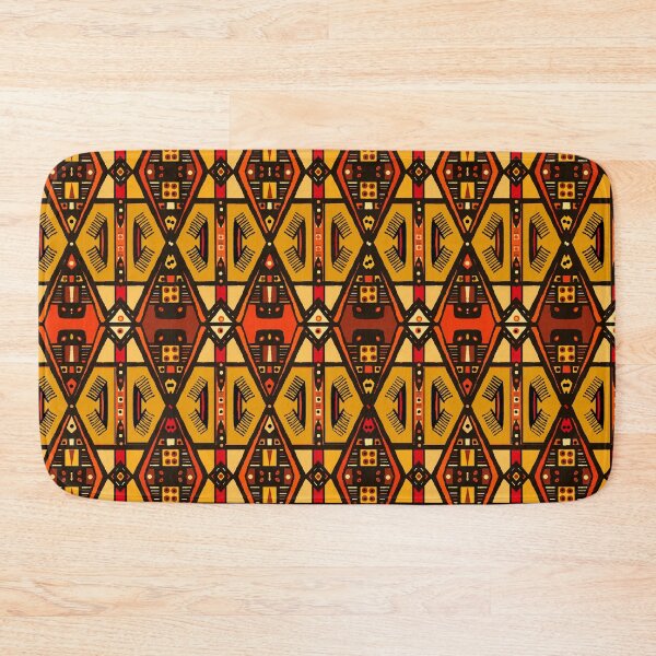 Artikelvorschau, Manjak African Wax Textile "Cachieu" Burnt Orange entworfen und verkauft von Tony Cisse.