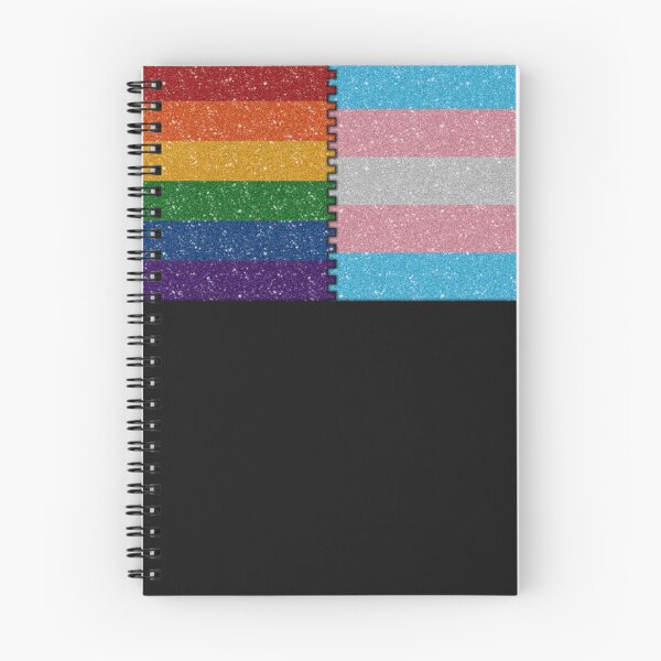Item preview, Faux Rainbow & Transgender Glitter Flag designed and sold by strateziele.