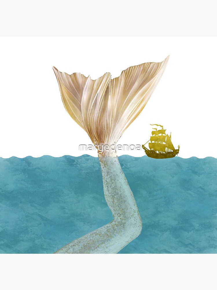 The Mermaid Poster By Maryedenoa Redbubble