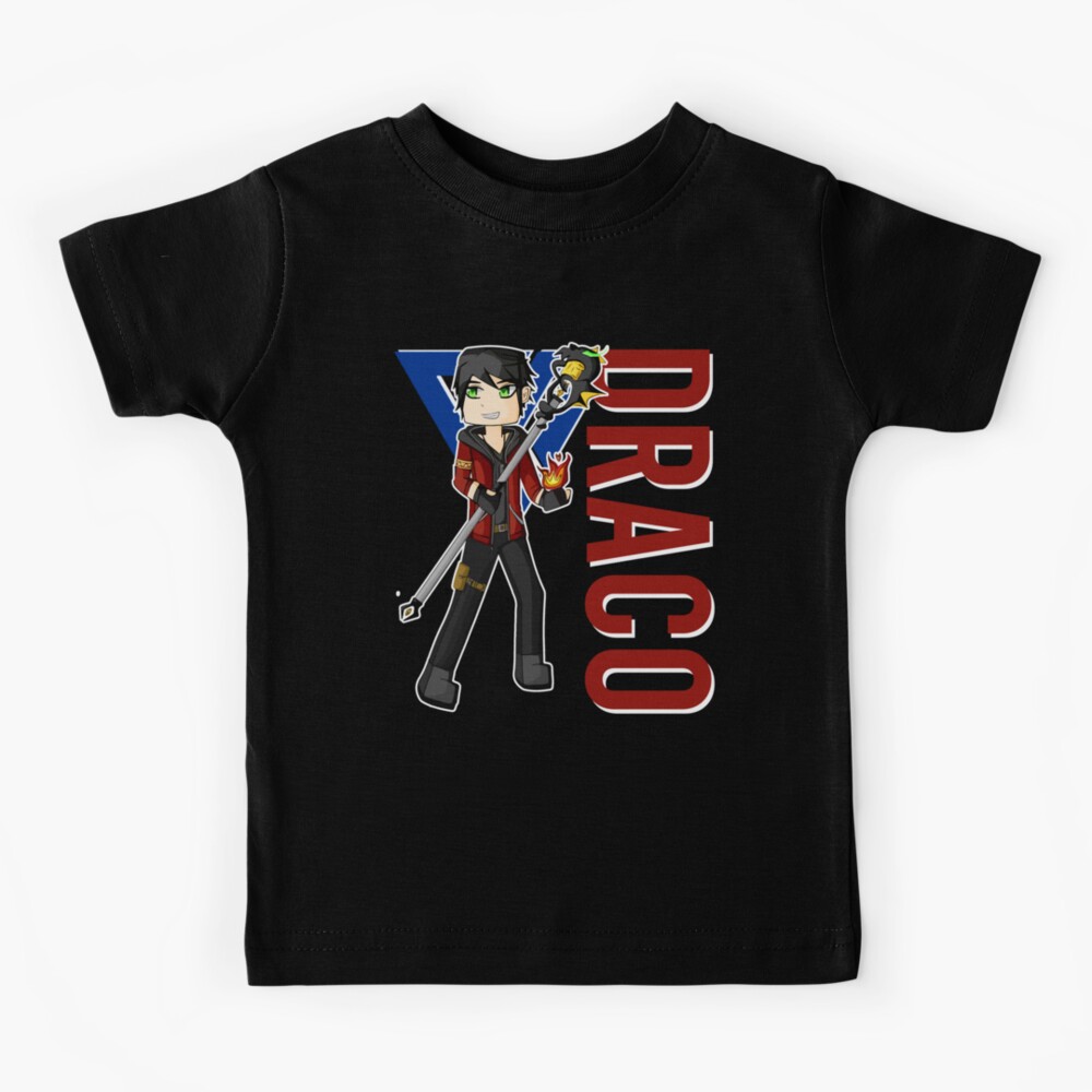 " Draco Itsfunneh Funneh Krew Dog gamer fan art 2022" Kids T-Shirt for