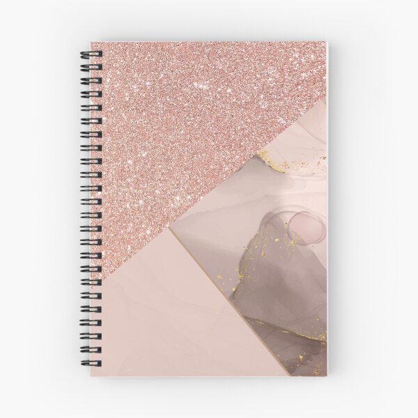 Item preview, rose gold glitter and brown luxury marble pattern designed and sold by Beeroclock.