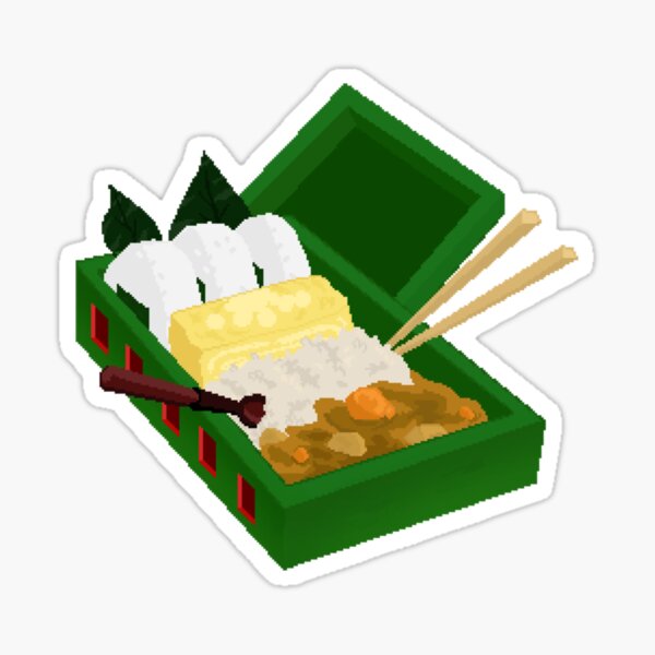 Kawaii Bento Box Sticker for Sale by Adronia