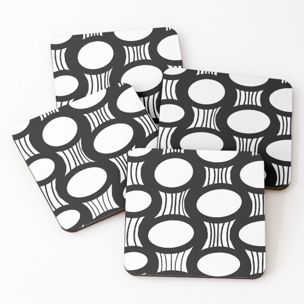 Item preview, Elipse necklace black and white designed and sold by Zeewind.