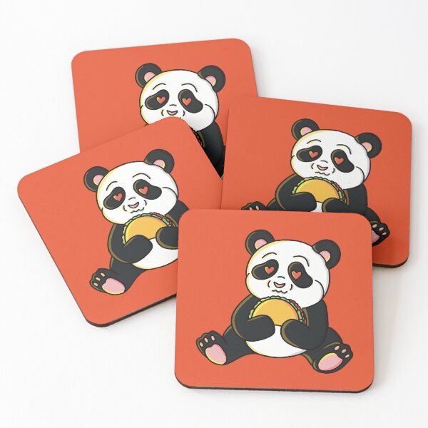 Item preview, Panda eating tacos designed and sold by lapsuss.