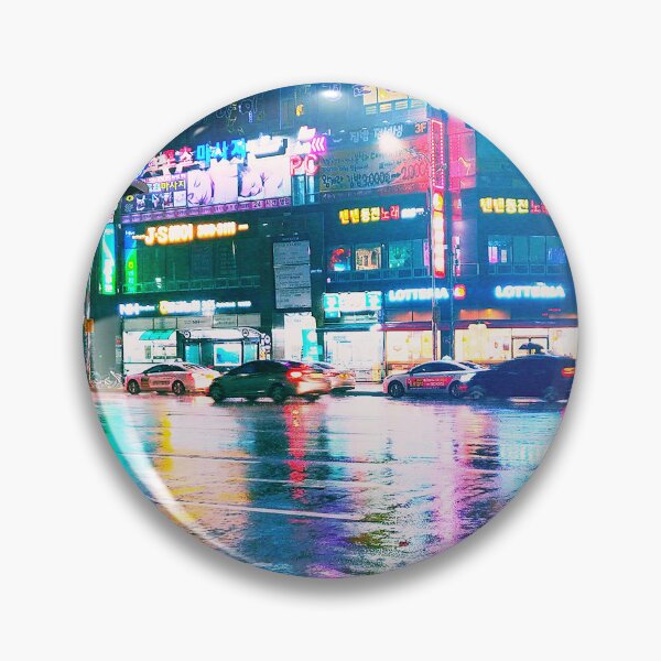 Item preview, Night Korean Cyberpunk City Street 2 designed and sold by Mouse-Designs.