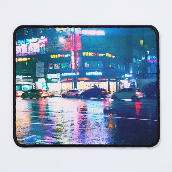 Item preview, Night Korean Cyberpunk City Street 2 designed and sold by Mouse-Designs.