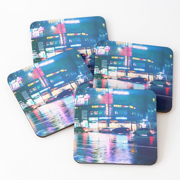 Item preview, Night Korean Cyberpunk City Street 2 designed and sold by Mouse-Designs.