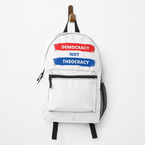Item preview, Democracy Not Theocracy designed and sold by Shuksham arts.