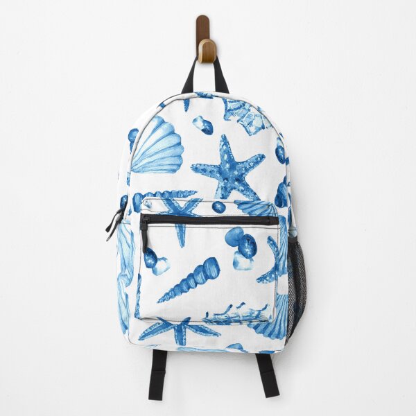 Item preview, Watercolor Seamless Pattern With Seashells, Starfish And Stones. designed and sold by anes18.
