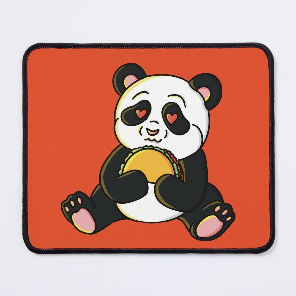 Item preview, Panda eating tacos designed and sold by lapsuss.