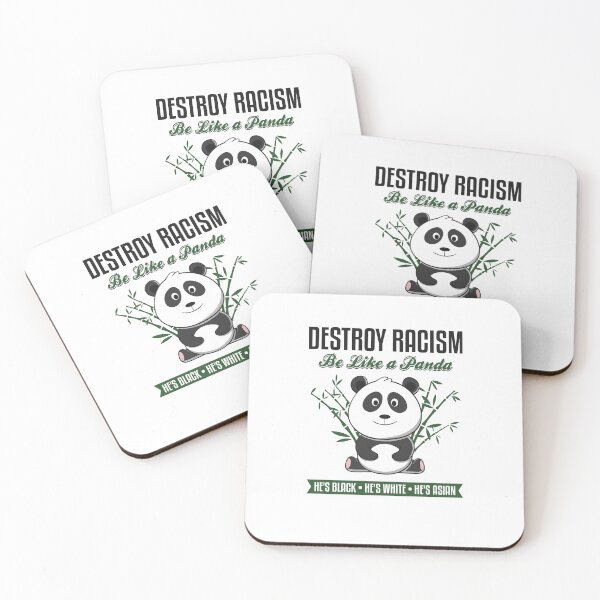 Item preview, Destroy Racism Be Like A Panda - Anti Racism Quote designed and sold by yeoys.