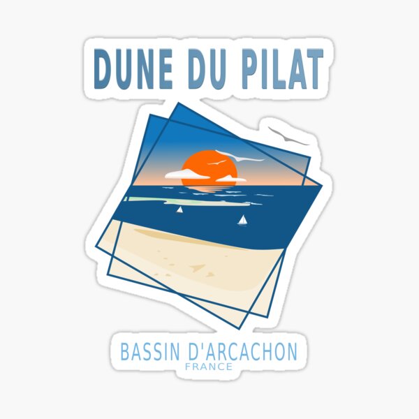 Artikel-Vorschau von Dune du Pilat - Sonnenuntergang über dem Atlantik, Frankreich, designt und verkauft von bunterkunt.