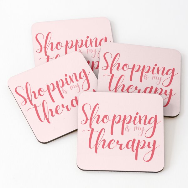 Item preview, Shopping is my Therapy [pink] designed and sold by atomicpotion.