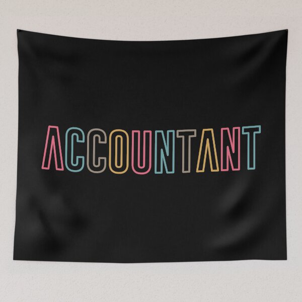 Item preview, Colorful Accounting Accountant designed and sold by NestaReign.