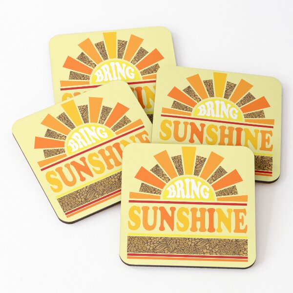 Item preview, Bring Sunsine Retro Vintage Motivational Kindness designed and sold by MyThingNow.