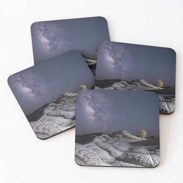 Item preview, WHITE POCKET - MILKY WAY with LONE TREE designed and sold by HoellerPhoto.