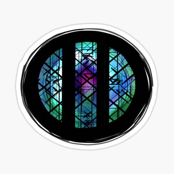 A Pop Opera: Stained Glass (circular) Sticker