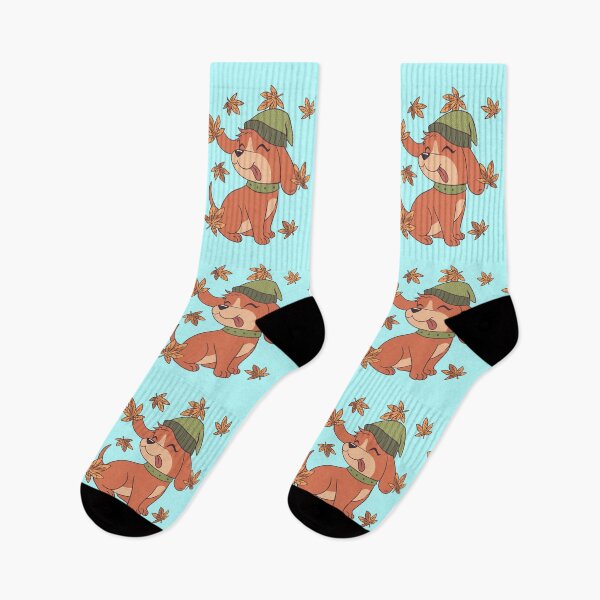 Item preview, Cute Puppy Enjoying Falling Autumn Leaves , It’s Fall Yall | Cute Dogs | Doggy designed and sold by MJDezigns.