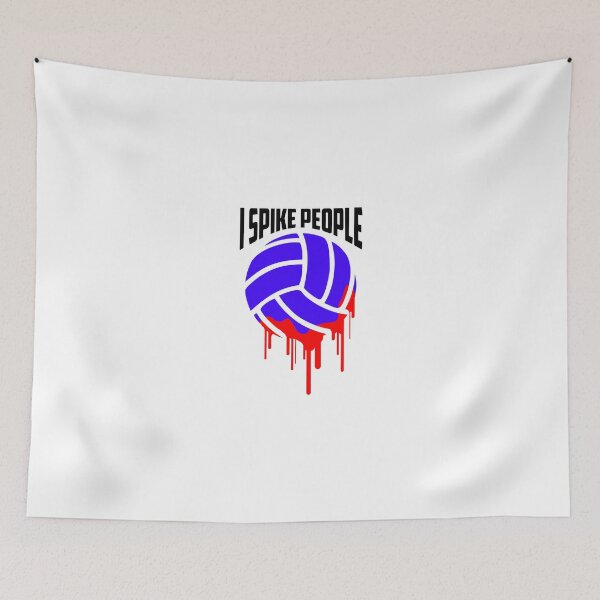 Item preview, I SPIKE PEOPLE Volley Ball tshirt designed and sold by blindarrow.